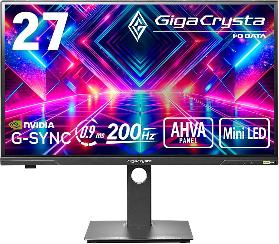 Amazon.co.jp: LCD-GDQ271JLAQ(ブラック) Mini LED採用 200Hz＆WQHD