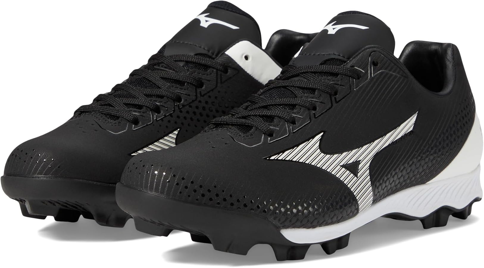 Amazon.com | Mizuno Wave Lightrevo Youth Baseball Shoe, Black