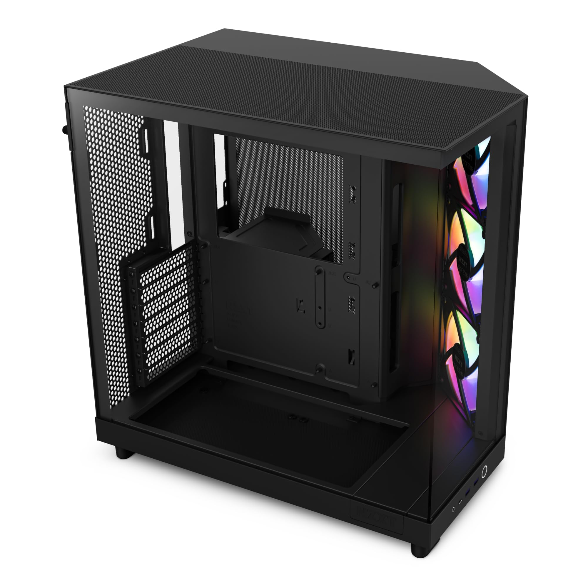 Amazon.com: NZXT H6 Flow RGB Mid-Tower Airflow Case with 3 RGB