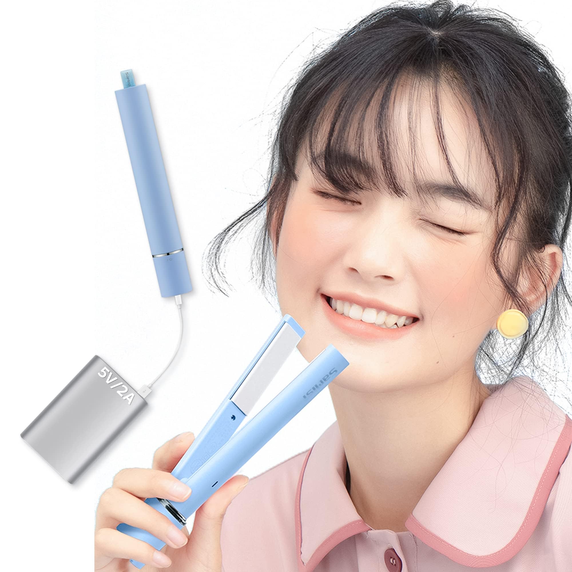 Amazon.co.jp: Ailiss Pro By Sarlisi ヘアアイロン ミニ ストレート