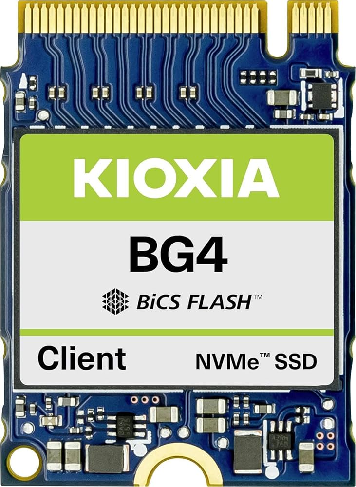 Amazon | Kioxia SSD 512GB M.2 2230 30mm NVMe PCIe Gen3 x4