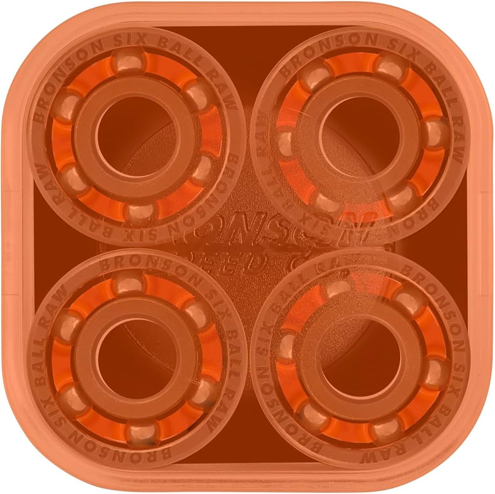 Amazon.co.jp: 6-Ball Raw Bronson スケートボードベアリング