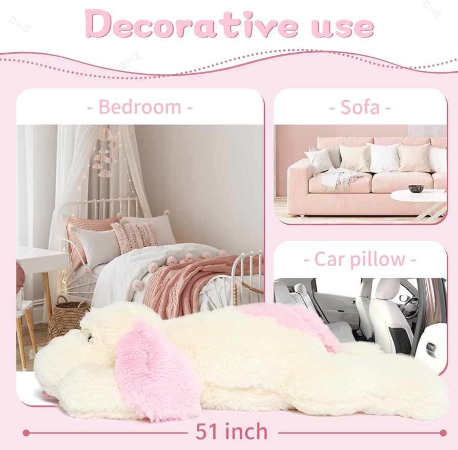 Amazon.com: MorisMos Giant Dog Stuffed Animals, 51inch Large