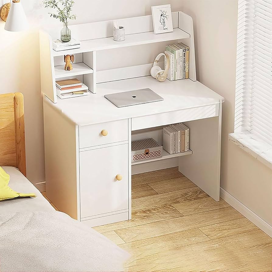 Amazon | シンプルデザインのコンパクトデスク 学習机 - 幅80CM