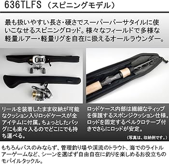Amazon | ダイワ(DAIWA) 振出バスロッド トリプルビー 636TLFS 釣り竿
