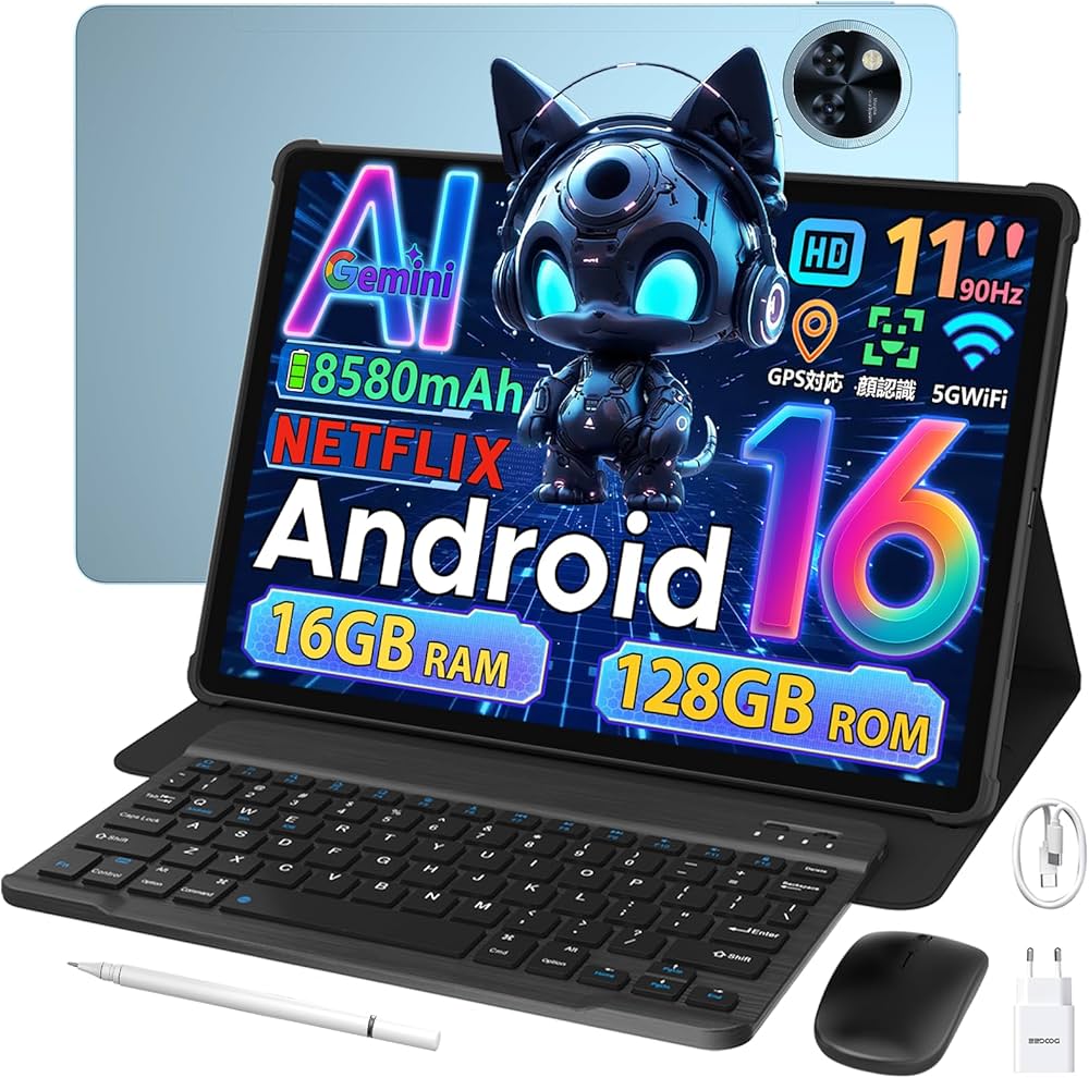 Amazon.co.jp: 【Android16 11インチ 初登場】Android16 タブレット 11