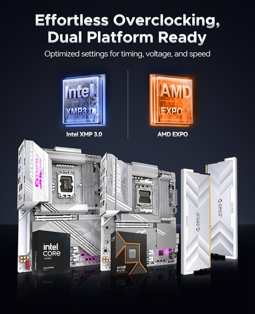 Amazon.co.jp: ORICO Raceline Champion DDR5メモリ 32GB (16GB×2枚組