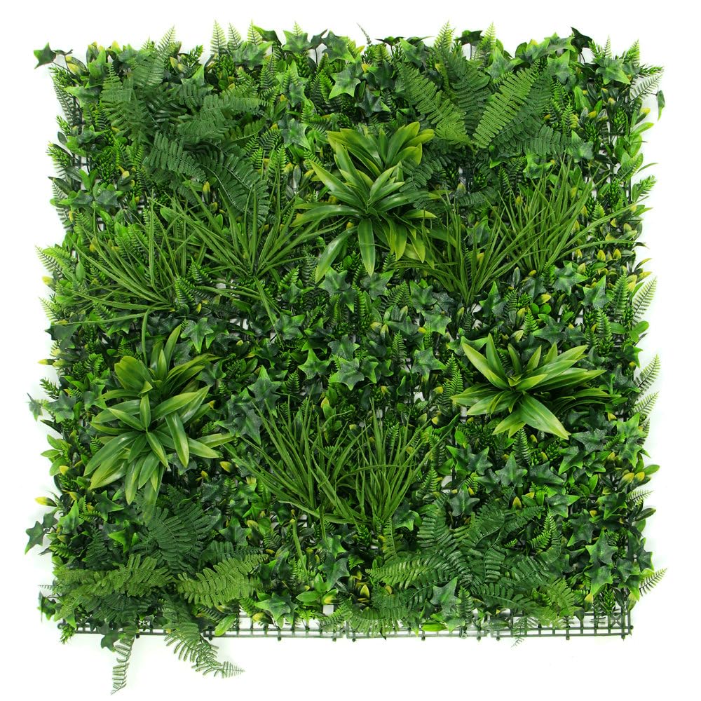 Amazon｜ULAND 1x1M/枚 人工植物のマット ウォールグリーン フェイク