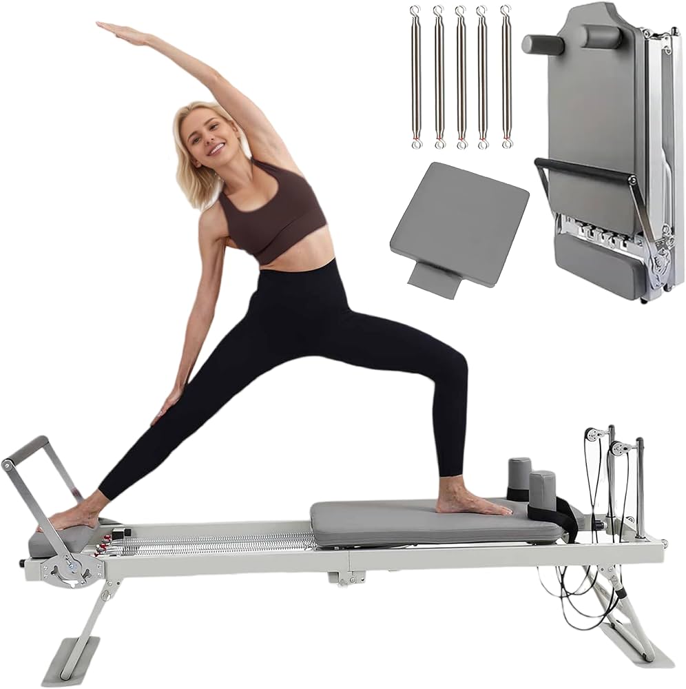 Amazon.co.jp: Habetove ピラティスリフォーマーマシン、スプリング