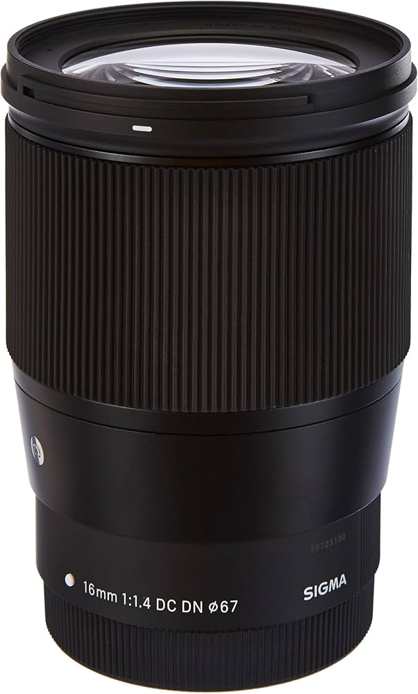 Amazon.co.jp: シグマ(Sigma) レンズ 16mm F1.4 DC DN Canon キヤノン