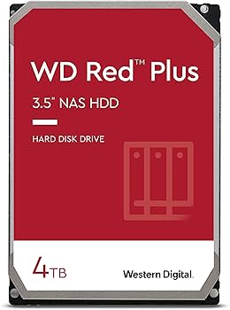 Amazon.com: Western Digital 4TB WD Red Plus NAS Internal Hard