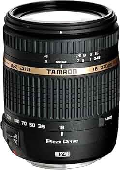 Amazon.com : Tamron Auto Focus 18-270mm f/3.5-6.3 VC PZD All-In