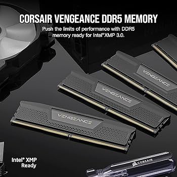 CORSAIR VENGEANCE DDR5 RAM 64GB (2x32GB) 5200MHz CL40-40-40-77