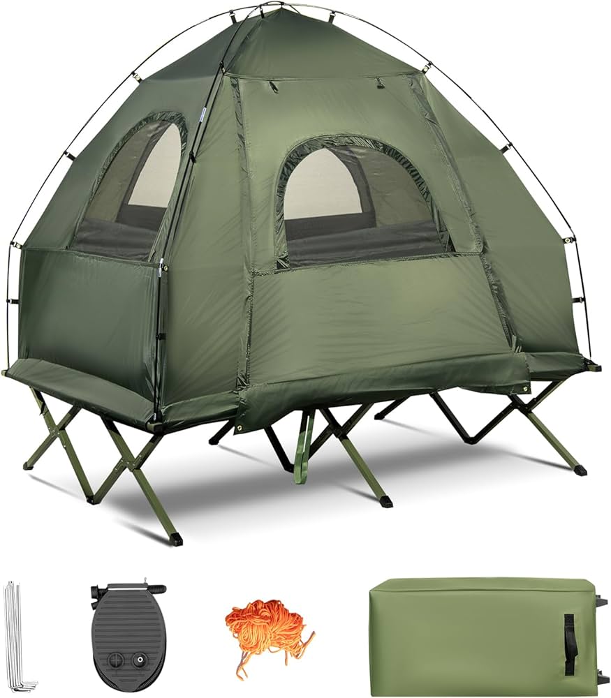 Amazon | S AFSTAR (エスエーフスター) 2人用テントコット 5イン1