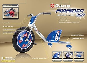 Amazon.co.jp: Razor レイザー RipRider360 キャスタートライク自転車