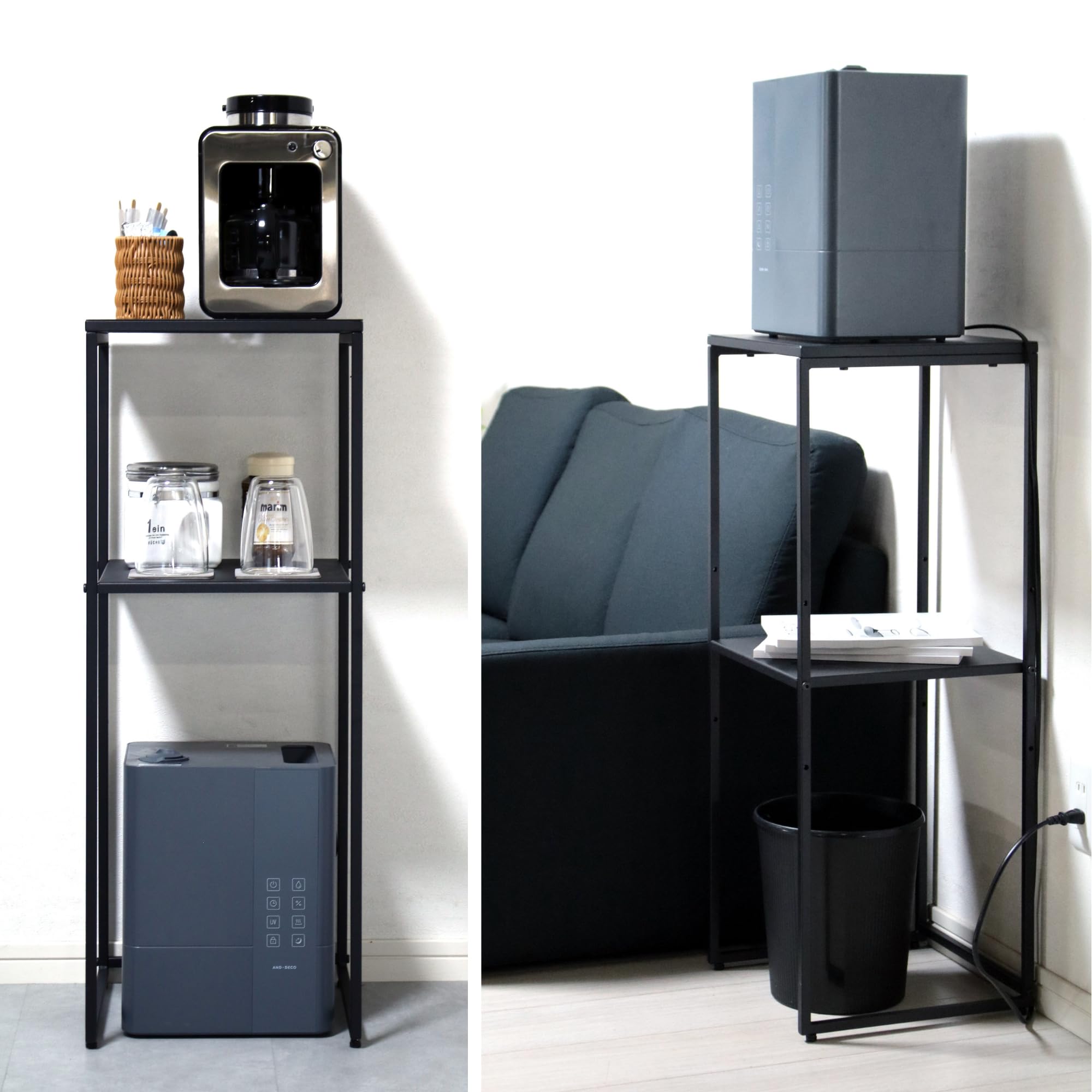 Amazon｜サンニード キッチンラック SQマルチラック 正方形タイプ