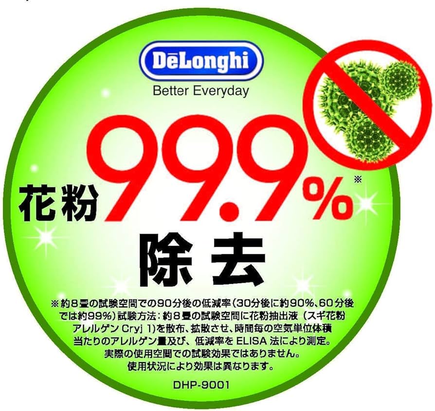 Amazon | デロンギ(DeLonghi) 空気清浄機能付き スリムファン 夏冬兼用