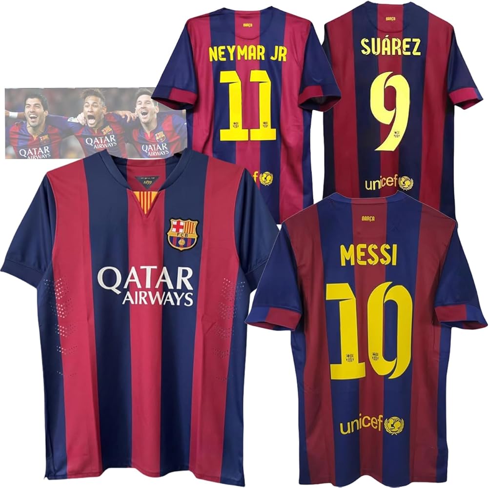 Amazon.co.jp: [XUPENG] メッシ ネイマール スアレス エムエスエヌ 14