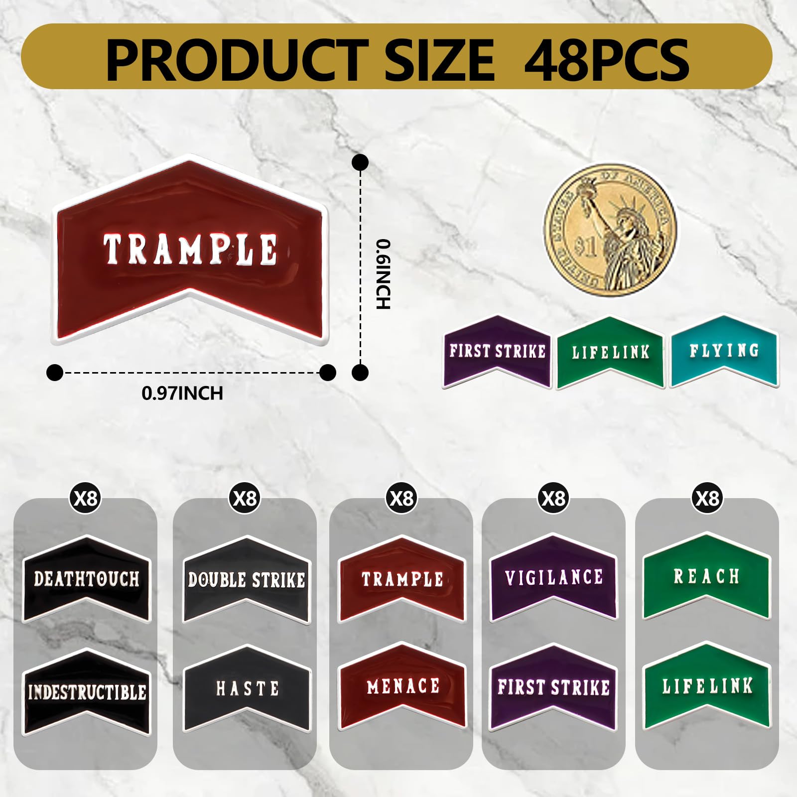 Amazon.co.jp: Jicoyin マジックギャザリングカウンター トークン