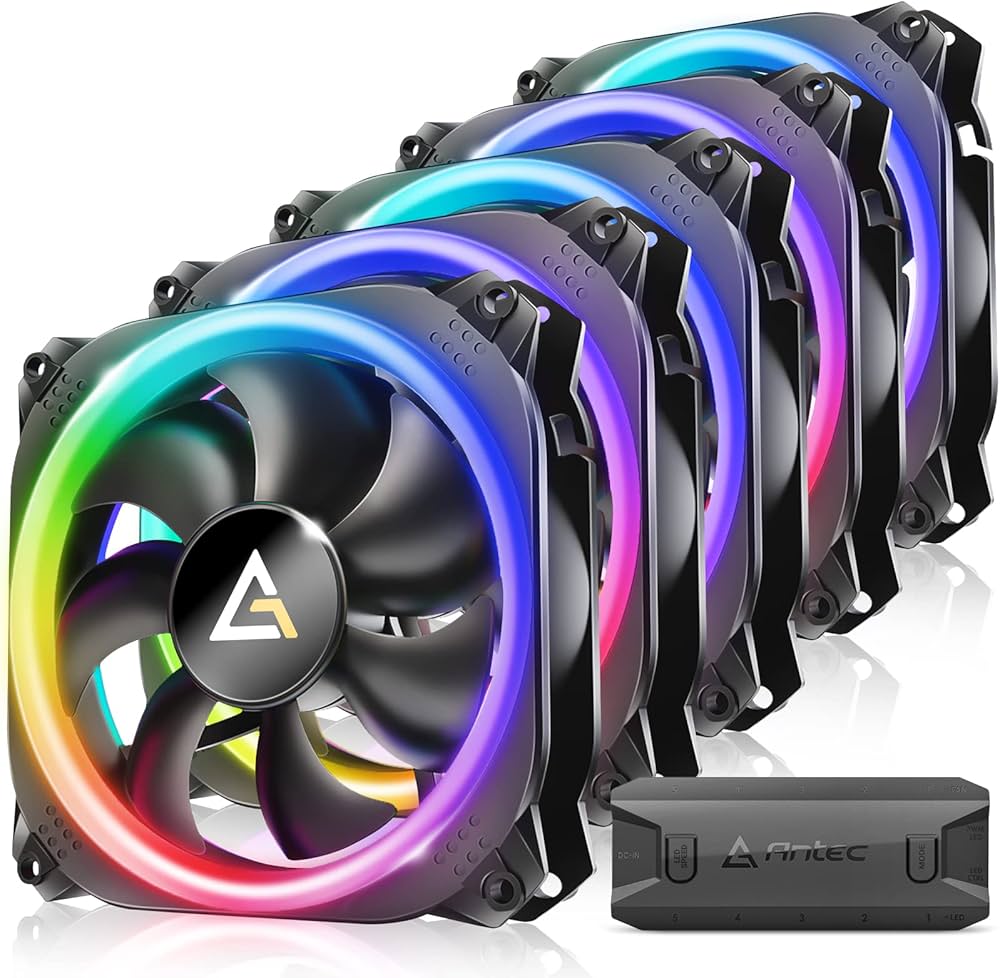 Amazon | ANTEC rgb ファン, 120 Prizm ARGB 5pack [120mmケースファン