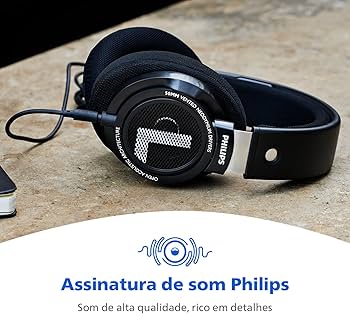 Philips SHP9500 Hifi Precision Stereo Over-Ear Headphones (Black