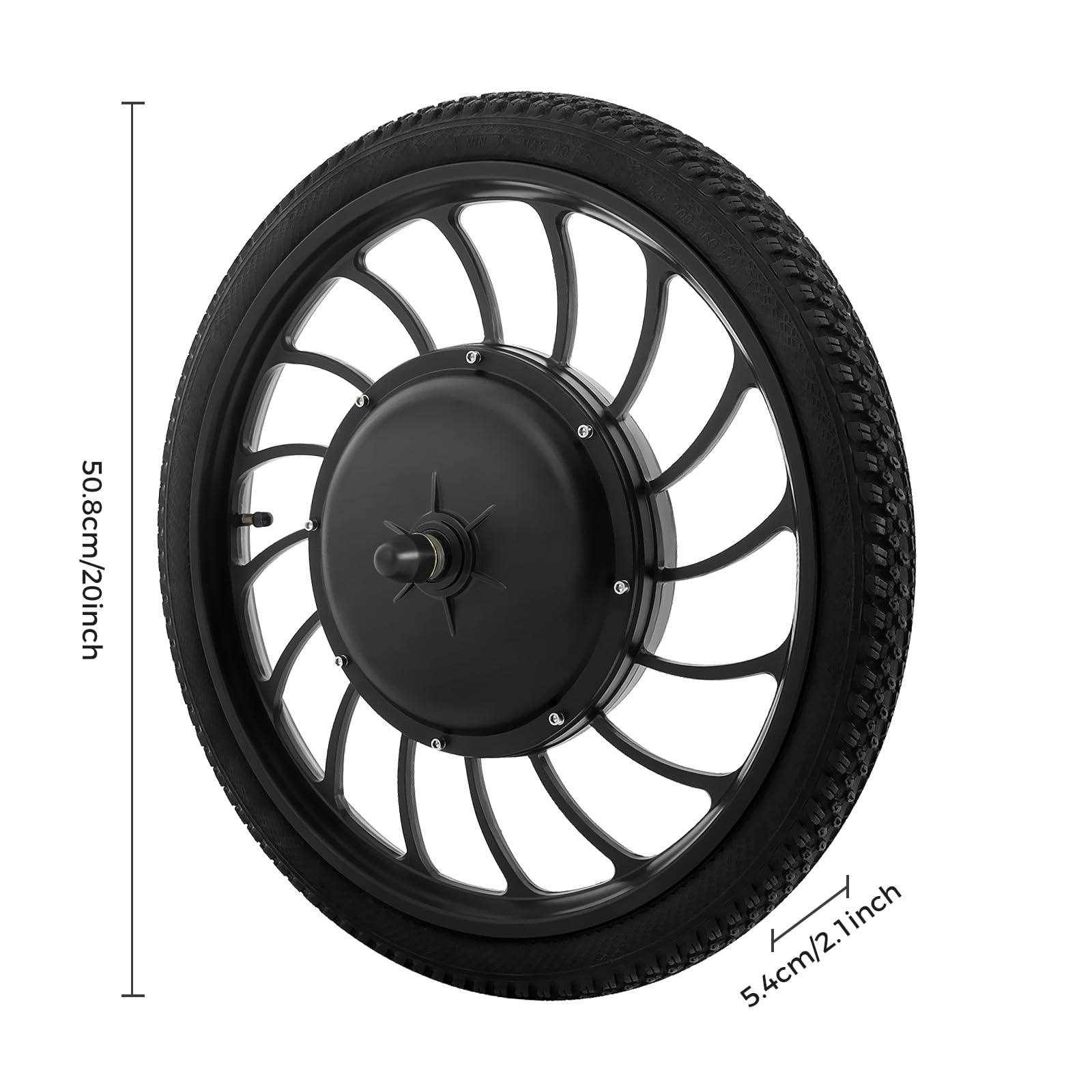 Amazon.co.jp: Ebike Motor リアホイール 20インチ 1000W 48V 電動