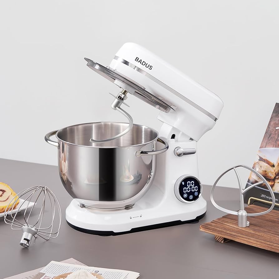 Amazon | スタンドミキサー 卓上型ミキサー5L大容量 静音設計-OLED