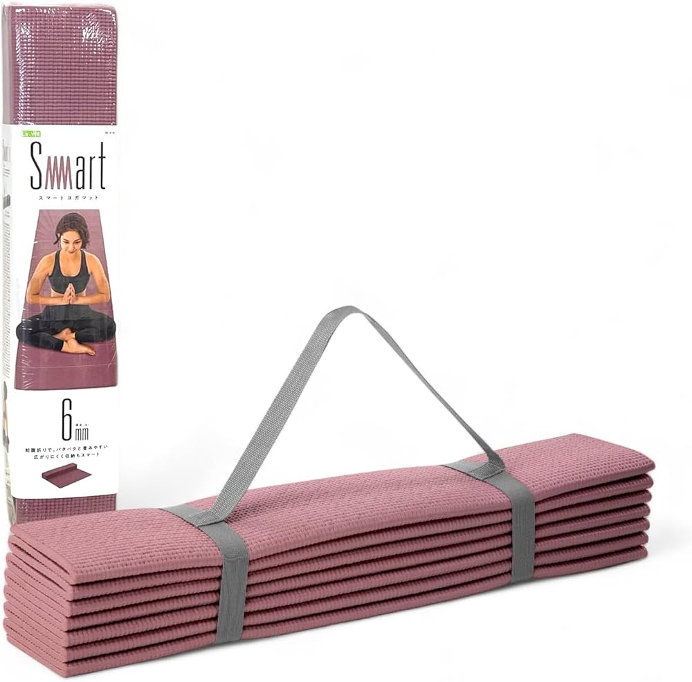 Amazon | La-VIE(ラヴィ) スマートヨガマット6mm ダスティピンク 3B