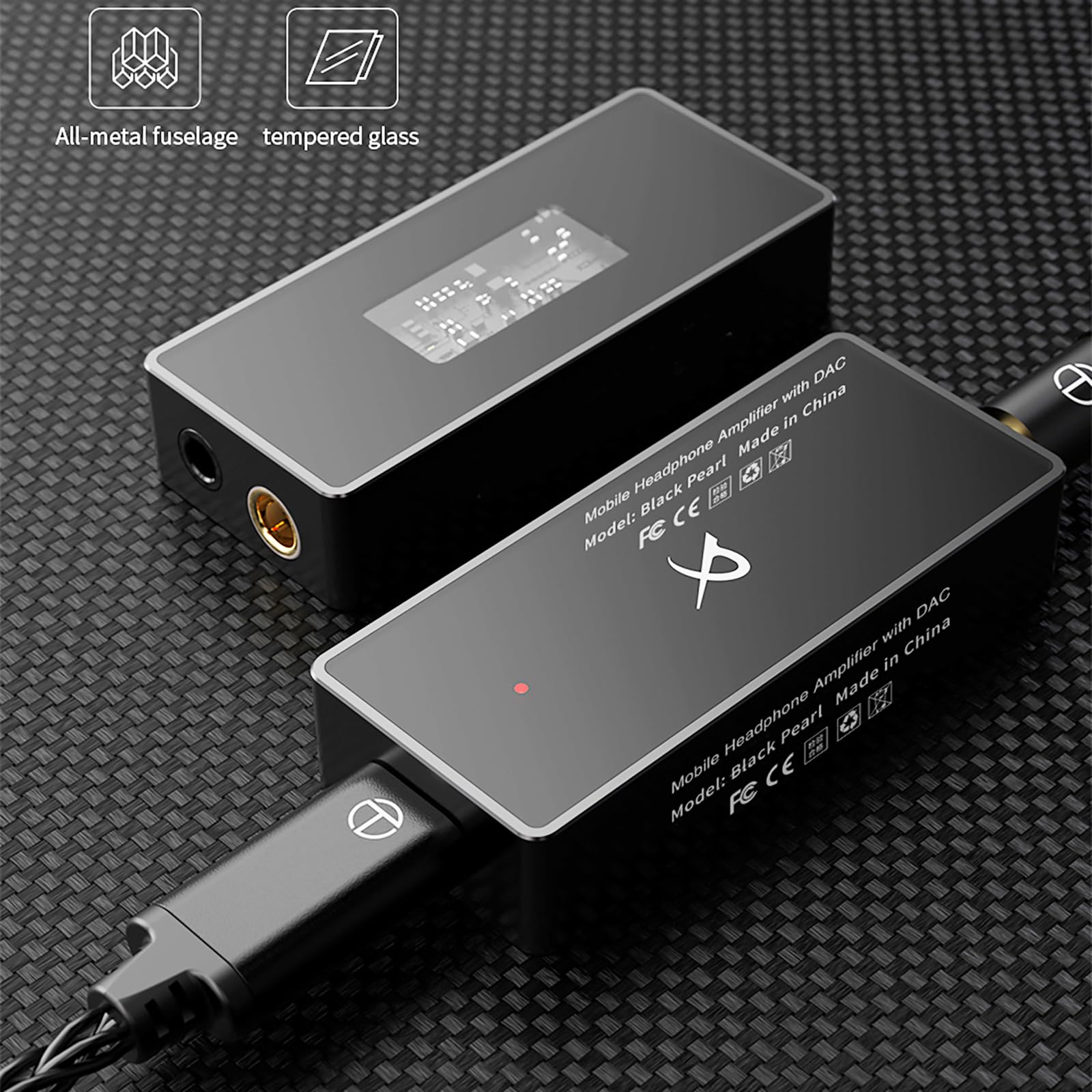 Amazon.co.jp: Linsoul TRN Black Pearl Portable HiFi Digital Audio