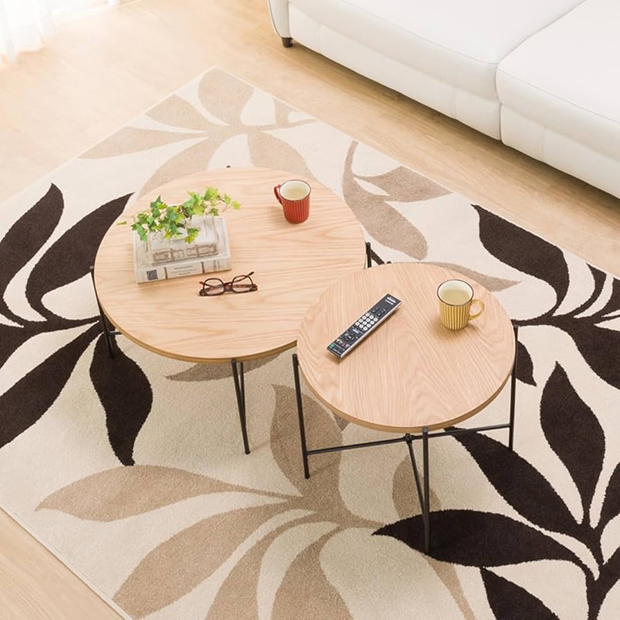 Amazon.co.jp: ニトリ 円形 テーブル セット ヴェルカー7050 ライト