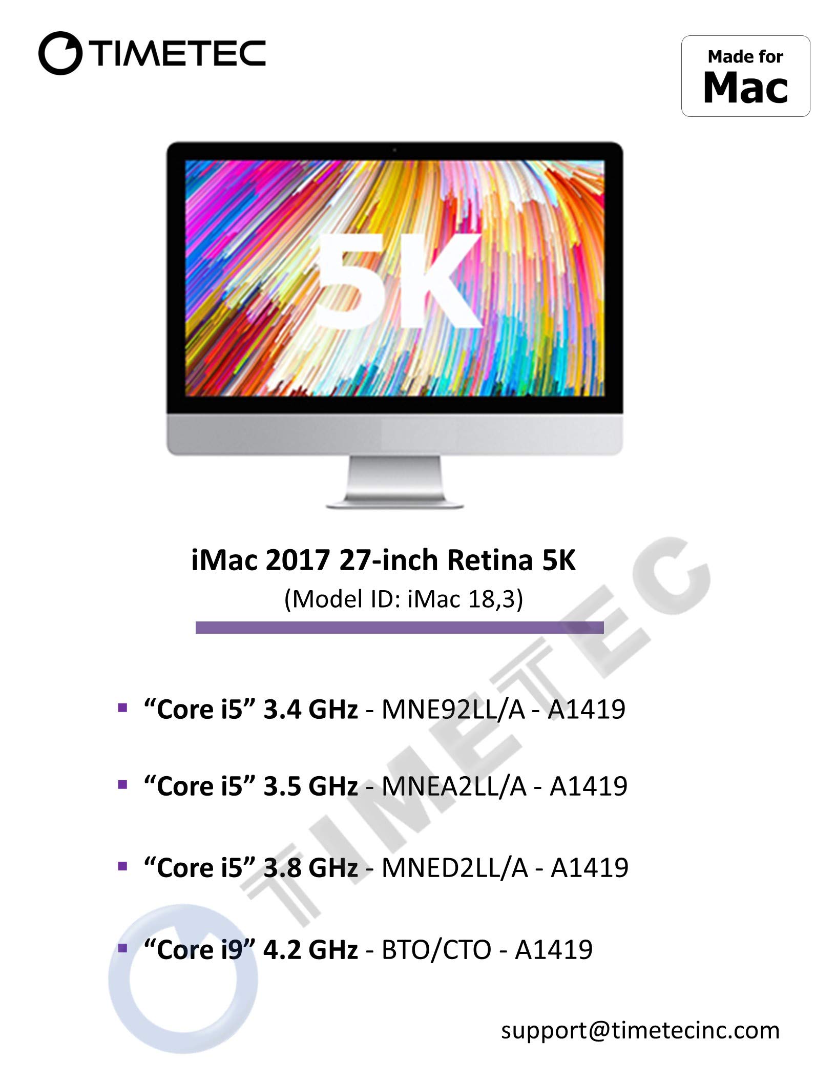 Amazon | Timetec Hynix IC 32GB キット (4x8GB) Apple 2017 iMac 27