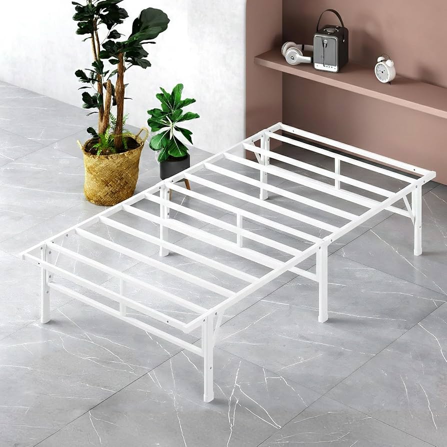 Amazon｜ZINUS Easy to Assemble ベッドフレーム シングル ホワイト