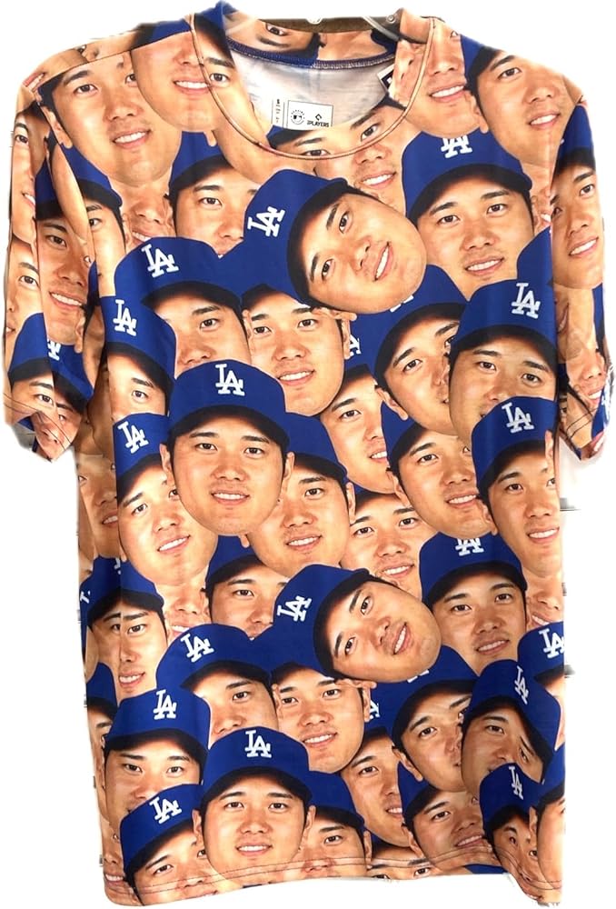 Amazon.co.jp: [MLB] 【海外限定】 大谷翔平 フェイスTシャツ