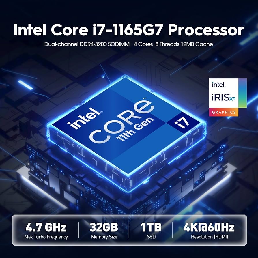 Amazon.com: Intel NUC 11 with 11th Gen Core i7-1165G7 Processor