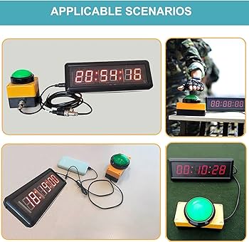 Amazon | ストップウォッチボタン付き6桁ゲームチャレンジ