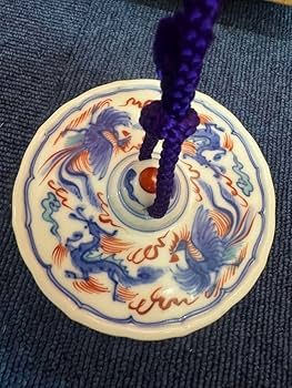 Amazon.co.jp: 1879 十四代 辻常陸製 染錦龍鳳凰文 文鎮 : 文房具