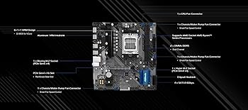 Amazon.com: ASRock B650M-HM.2+ AMD AM5 Micro-ATX Motherboard