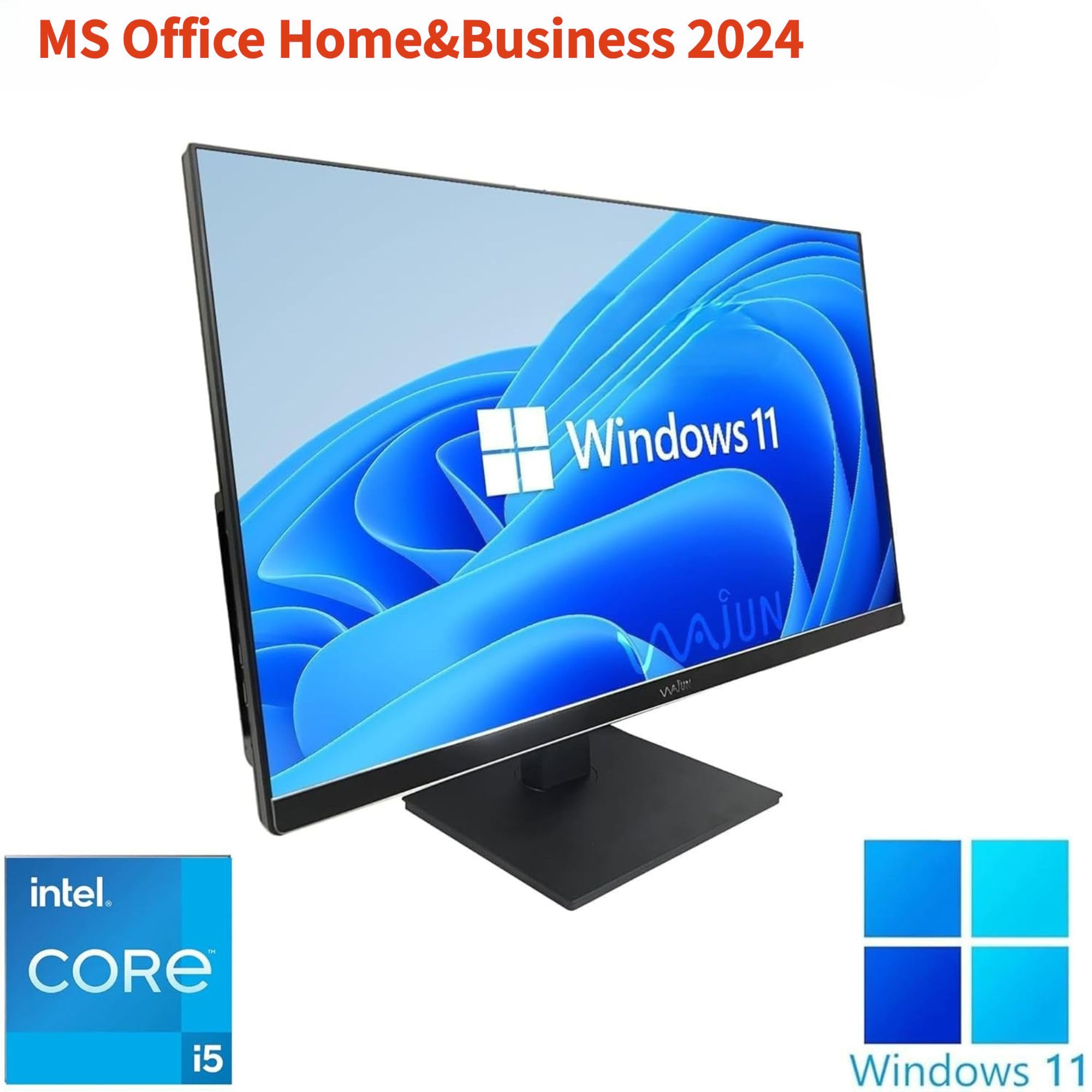 Amazon.co.jp: 【MS Office H&B 2024】wajun 狭額縁一体型PC XS24D