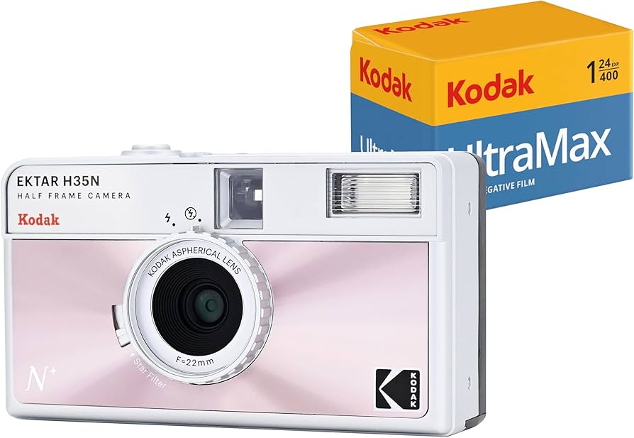 Amazon.com : Kodak EKTAR H35N Half Frame Film Camera Bundle with