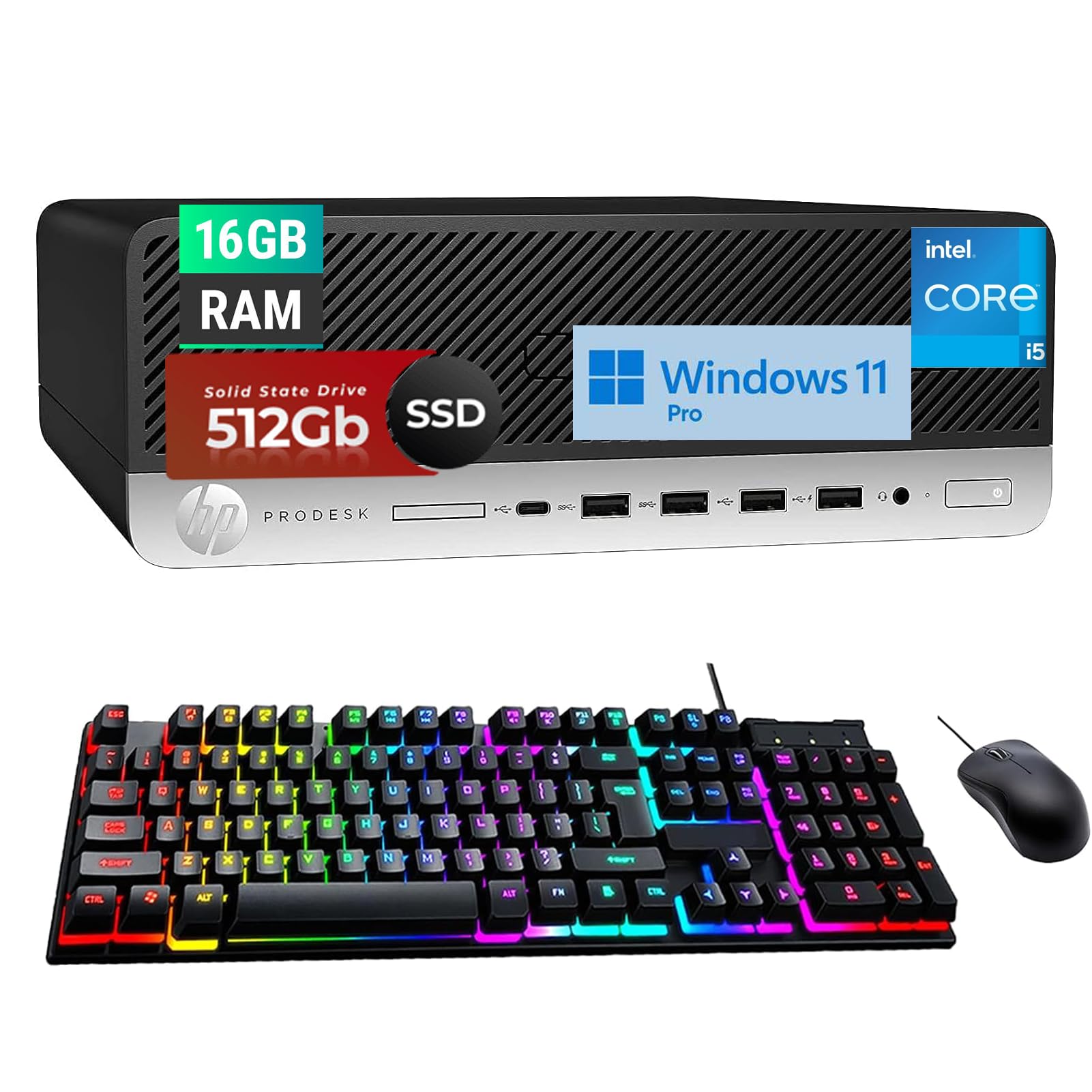 Amazon.com: HP Desktop ProDesk 600 G5 SFF, Core i5-9500 3.0GHz