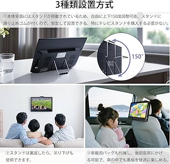 Amazon | [2026新登場] Tinguポータブルテレビ テレビ小型 14.1インチ