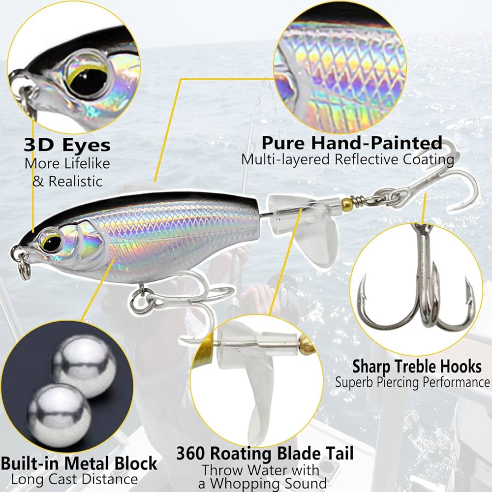 Amazon.co.jp: トップウォーター 90 バス用ルアー トップウォーター