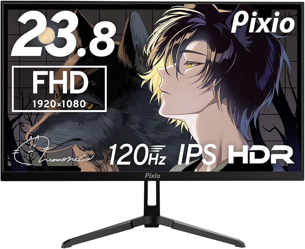 Amazon.co.jp: Pixio PX246 Wave Gaming Monitor 23.8