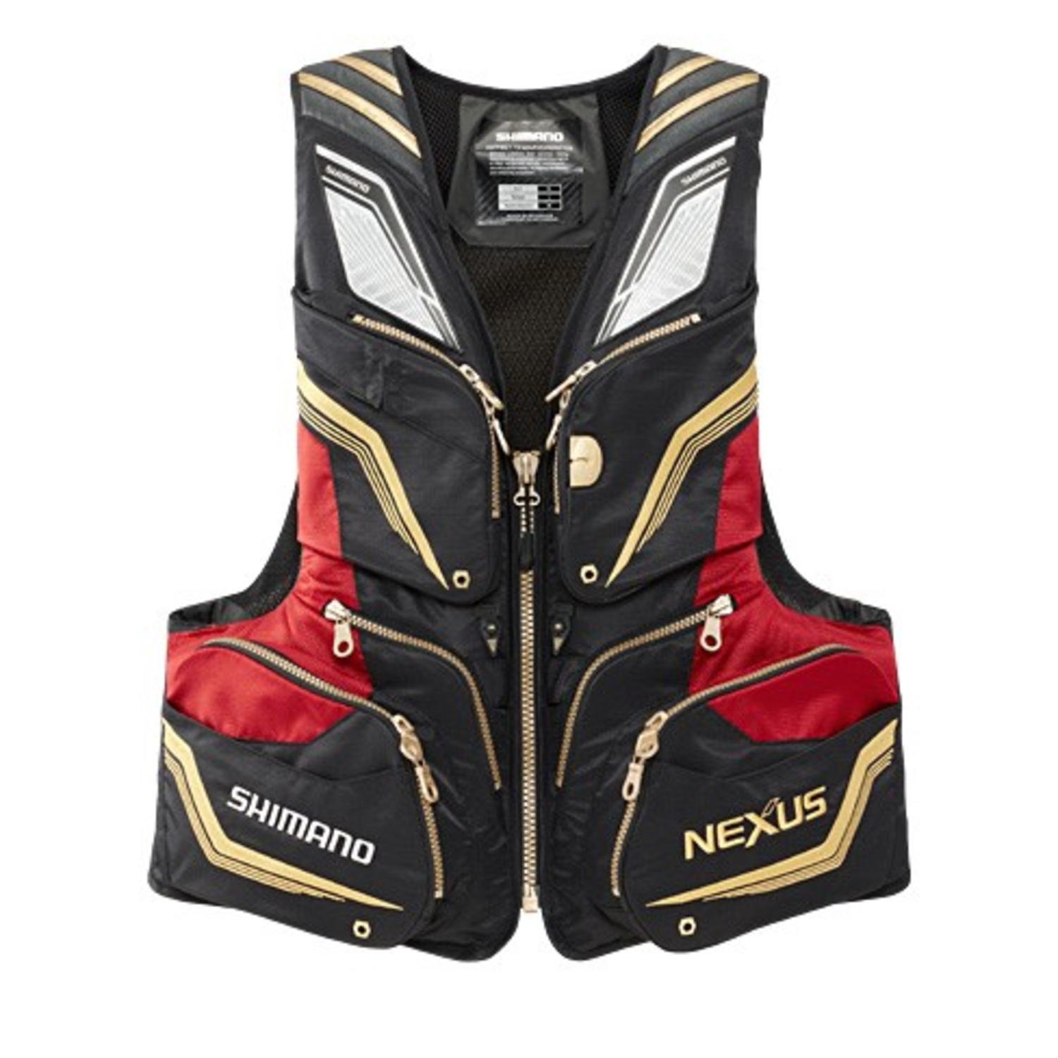 Amazon | シマノ(SHIMANO) NEXUS・フローティングベスト EX レッド 2XL