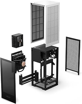 Amazon.co.jp: NZXT H1 Version2 PCケース コンパクト WHITE 電源