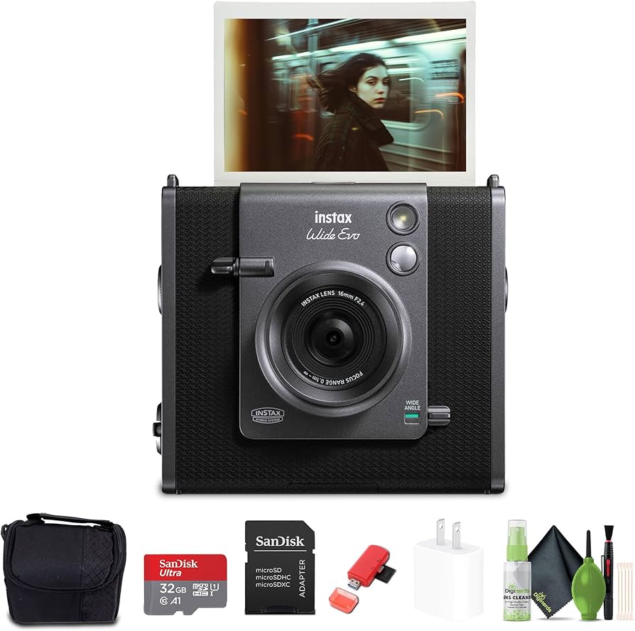 Amazon.com : Fujifilm Instax Wide Evo Hybrid Instant Film Camera