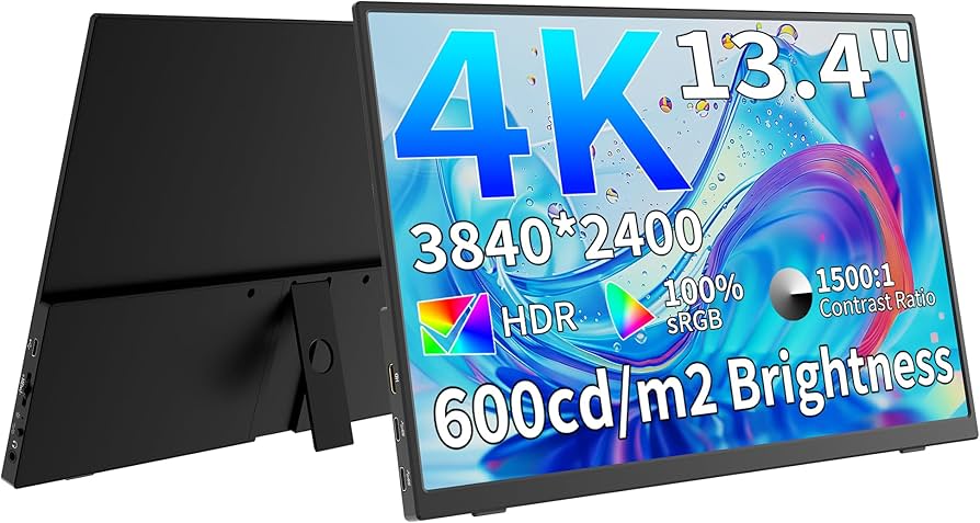 Amazon.com: MAGICRAVEN 4K Portable Monitor, 13.3