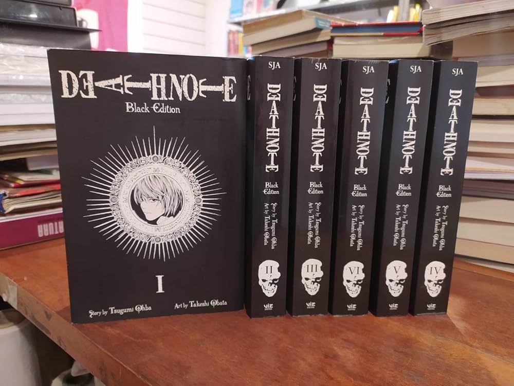 Death Note Black Edition Volume 1-6 Collection 6 Books Set Manga