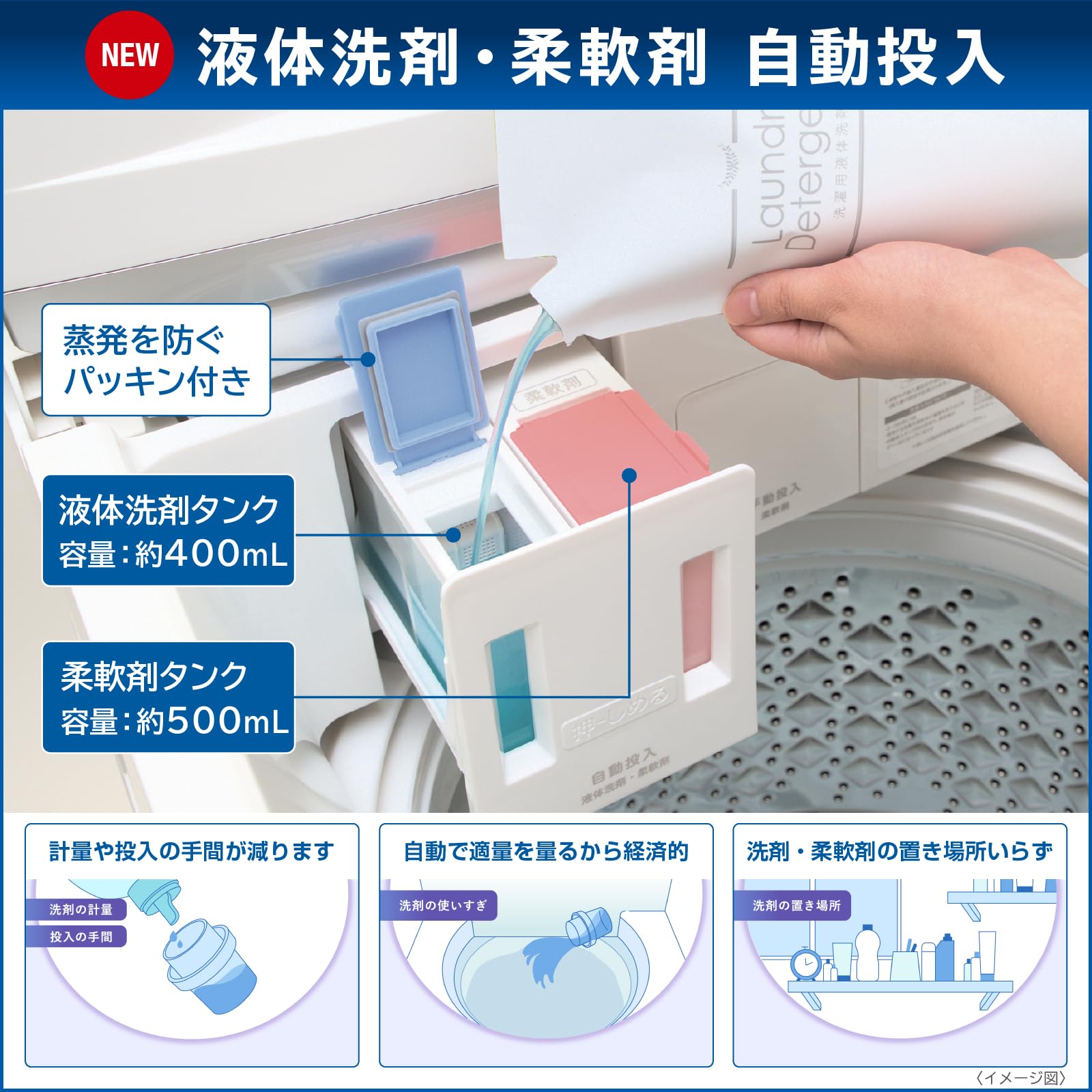 Amazon.co.jp: 東芝(TOSHIBA) 【洗剤自動投入】東芝 全自動洗濯機 8kg
