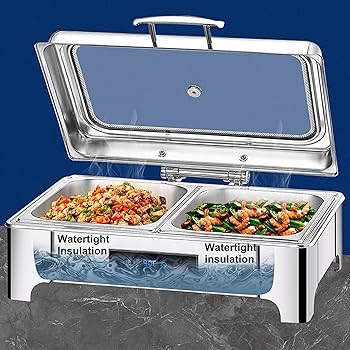 Amazon.co.jp: 9/13.5 L ビュッフェサーバー 蓋 チェーフィング
